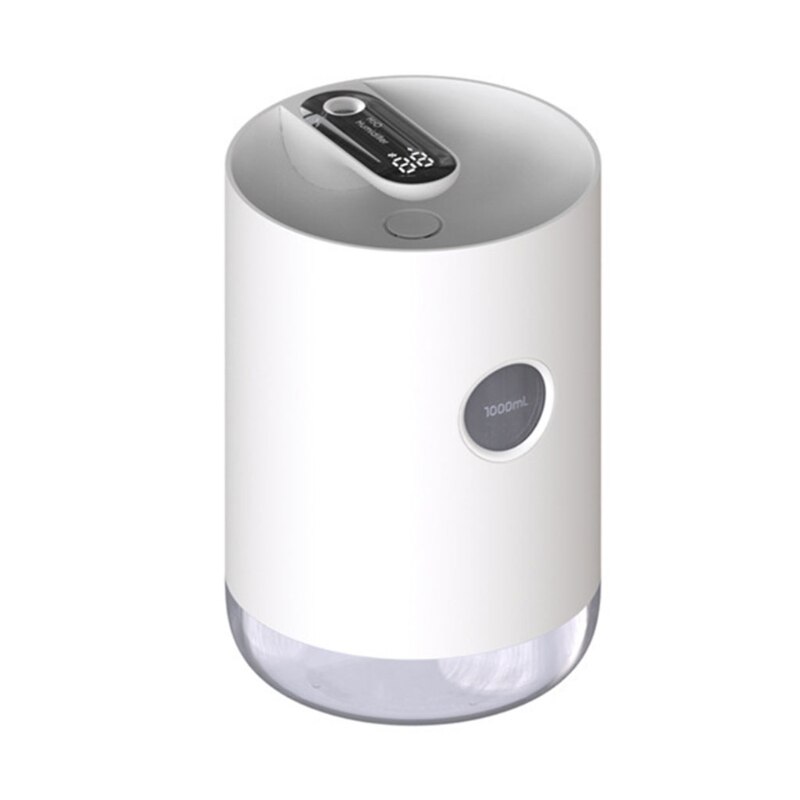 USB Portable Air Humidifier Rechargeable Mist Maker Large Capacity Aroma Diffuser Ultra-quiet Operation Fogger Appliance: White