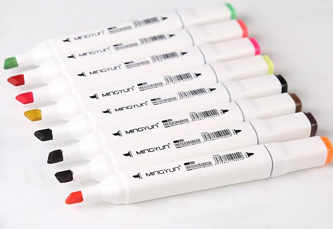 MingYun Marker Professionele Art Markers Set tweekoppige Alcohol gebaseerde Markers Art handgeschilderde Voor Schoolbenodigdheden