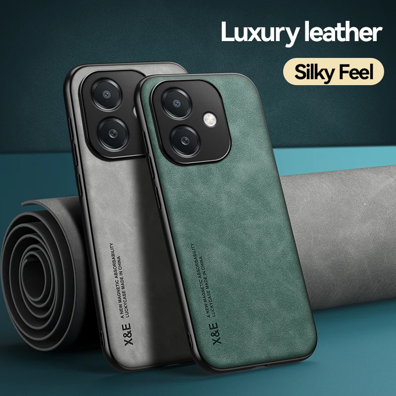 Coque pour OPPO A60 A40 A40M A3X 4G 5G, étui de protection avec support magnétique pour voiture