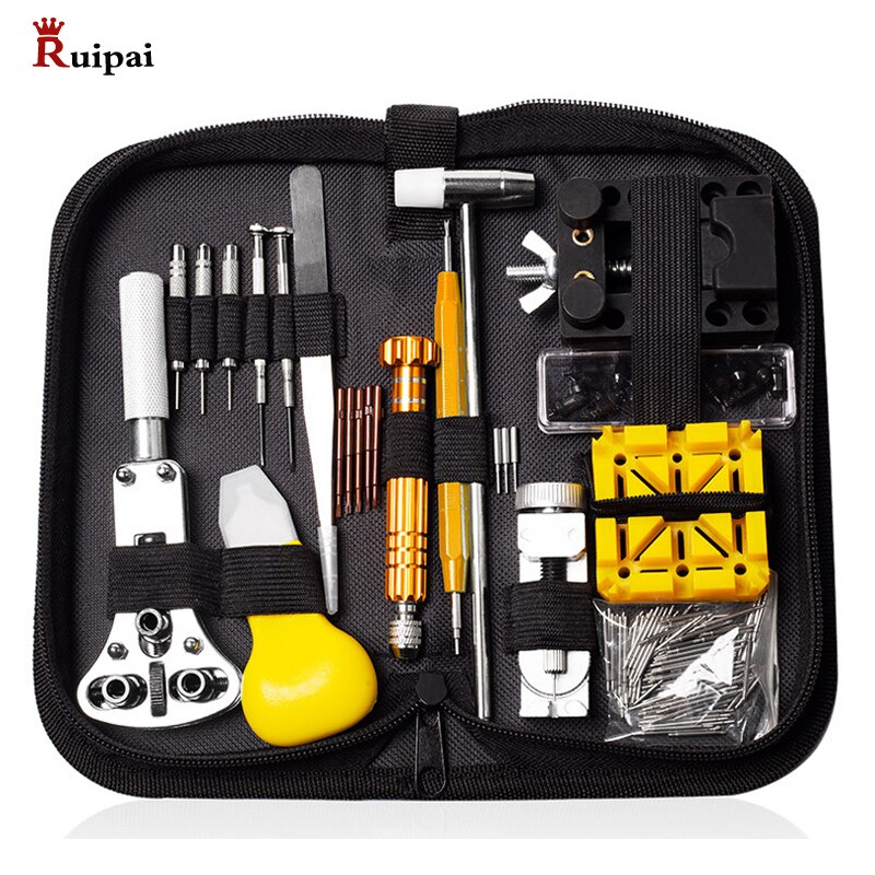 Uhrmacher Uhr Link Pin Remover Fall Opener Repair Tool Kit Set Opener Link Frühling Bar Remover Horlogemaker Gereedschap: 148pc