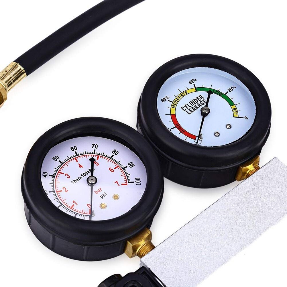 Car Vehicle Cylinder Diagnostic Tool Gauge Engine Leak Detector