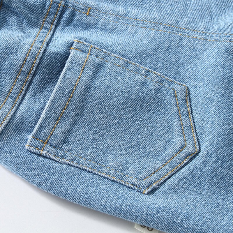 Ienens 2-6Y Kids Jeans Meisjes Denim Broek Lichte Kleur Liefde Jeans Lente Meisje Lange Broek Slim Bottoms Kinderkleding