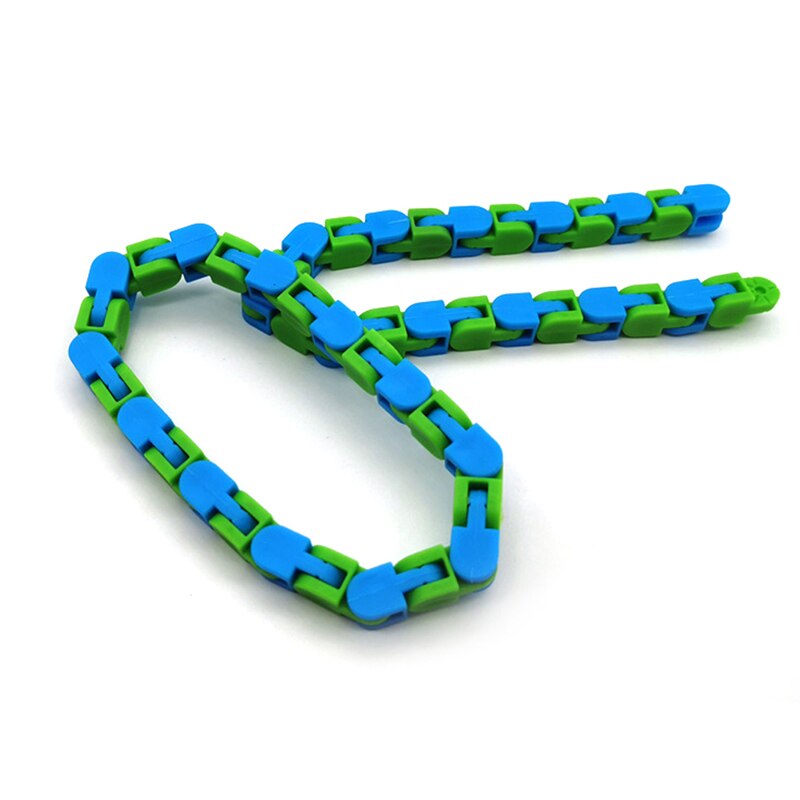 Tracce stravaganti Snap and Click giocattoli bambini autismo serpente puzzle classico giocattolo sensoriale per bambini: BG