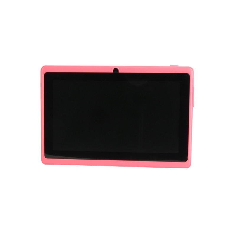 7 inch kindertablet met android quad-core dual camera, wifi, educatief spel voor jongens en meisjes, roze