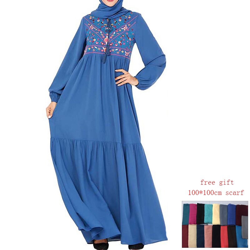 størrelse dubai abaya hijab muslimsk abayas til kvinder kjoler islam tøj kaftan kappe musulman islam mujer – Grandado