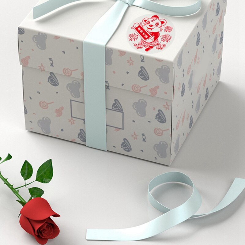 2 Pack Year Sticker Fu Character Sticker Year of the Tiger Chinese Year Decoration Sticker