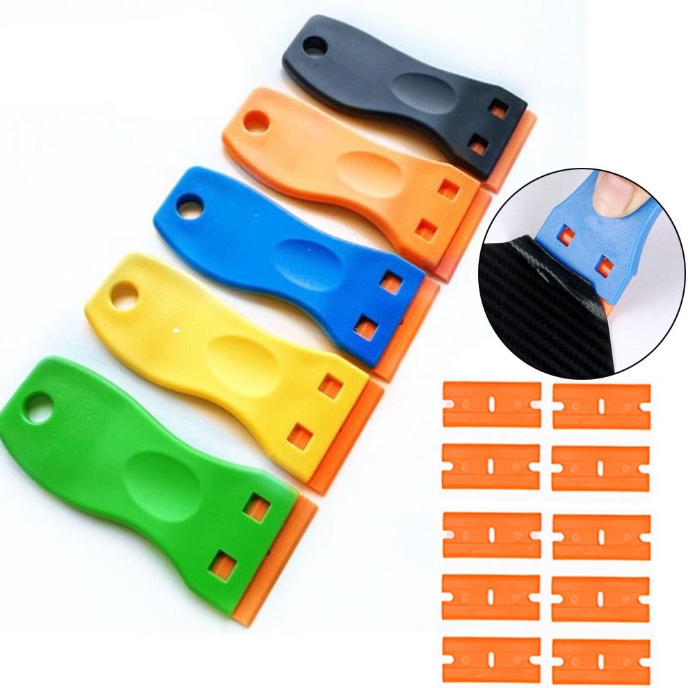 Multifunctional Glue Removal Shovel Plastic Household Cleaning Stain Remover Spatula Glass Removal Car Film Tools