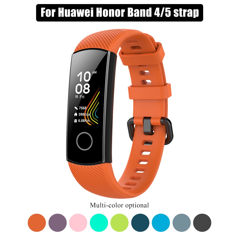 Silikon strap für Honor band 5 4 armband ersatz Handgelenk gurt für Honor band 5 Oxymetrie Schutz Film Für Huawei band 4