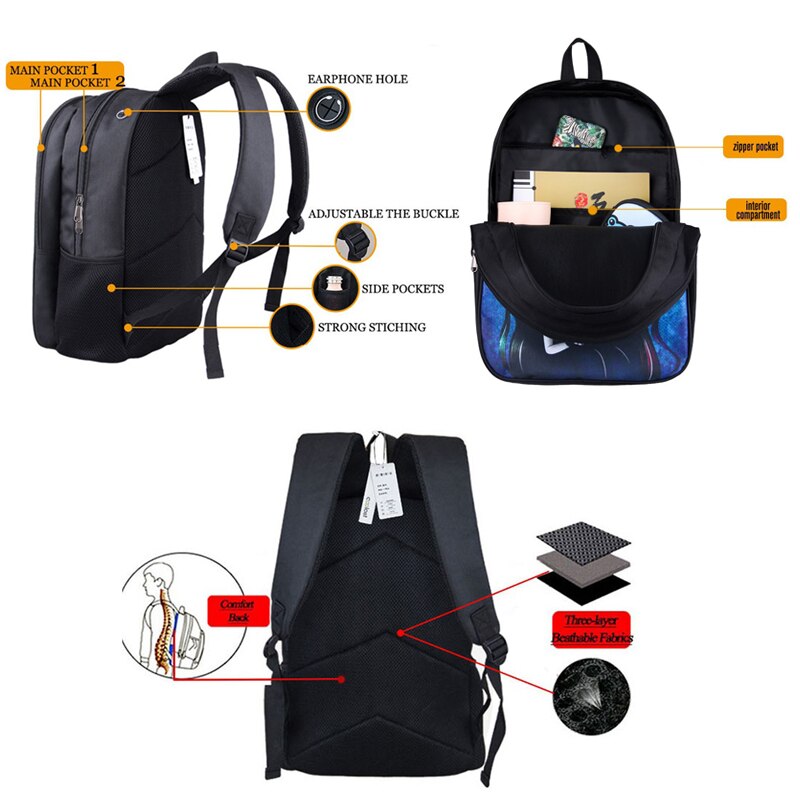 Black Lives Matter Backpack For Teenage Boys Girls School Bags BLM Afro Black Backpacks American Africa Women Men Travel Bag