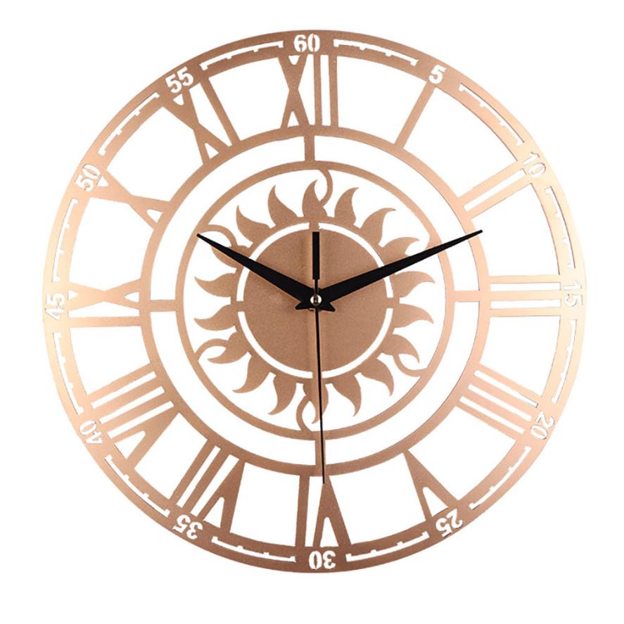 Retro Decorative Sun Roman Digital Acrylic Wall Clock august15: MQY18081516279002