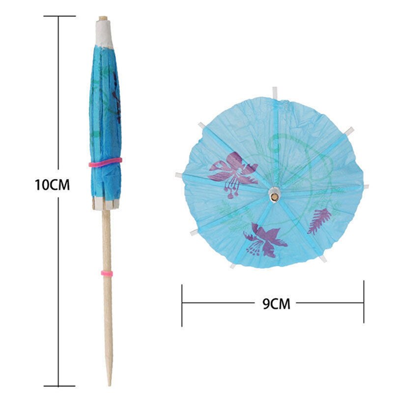 140Pcs Multi-color Papier Paper Cocktail Parasols Paraplu Party Bruiloft Decoratie Supply Drinken Stok Feestdagen Sticks Ornamenten