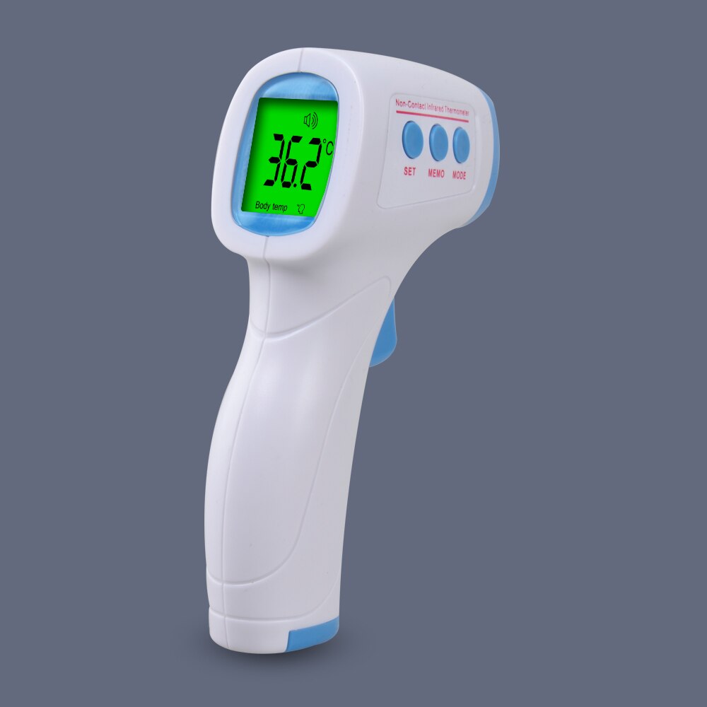 Infrared Forehead Baby Alarm Thermometer Digital Blacklight Fever LCD Non-contact Body Temperature: Default Title