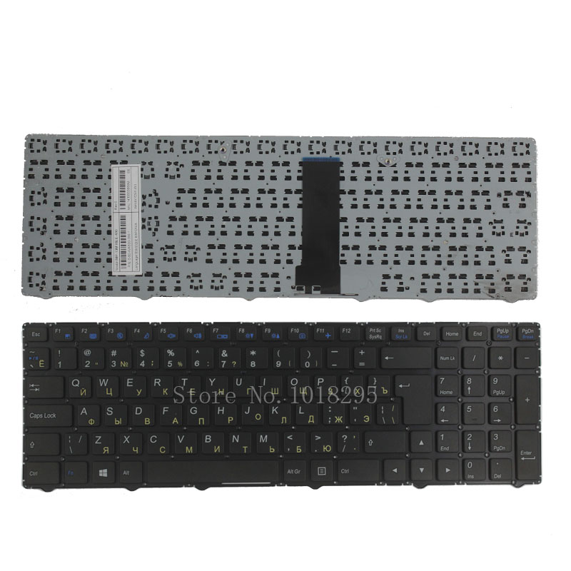 Russian keyboard for CLEVO pavilion MP-13M16EE-430 6-80-WA500-390-1 RU black without frame laptop keyboard