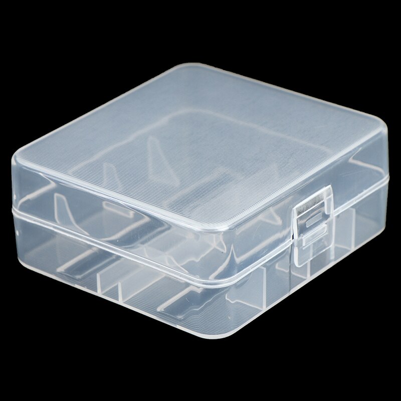 1Pc 26650 Batterij Case Hard Plastic Houder Waterdicht En Antislip Opbergdoos Cover Batterij Organizer Box: WHITE