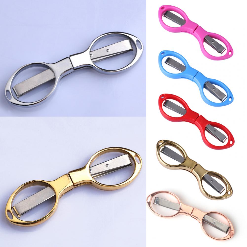 Useful Foldable Scissors Ergonomic Wear-resistance Stainless Steel Folding Cutter Craft Scissor