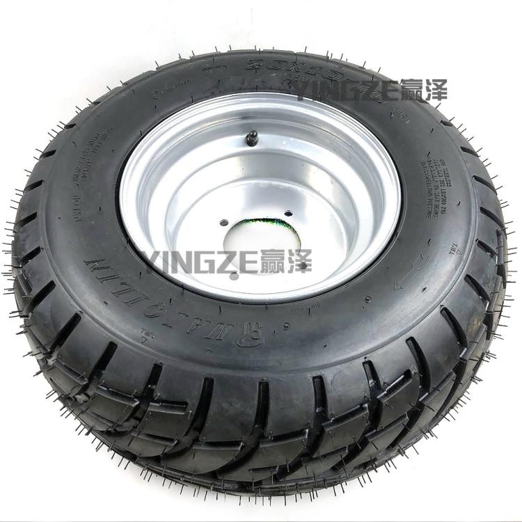 20X10-10 Inch GO KART KARTING ATV UTV Buggy Hub Wheel Tubeless Tyre Tire