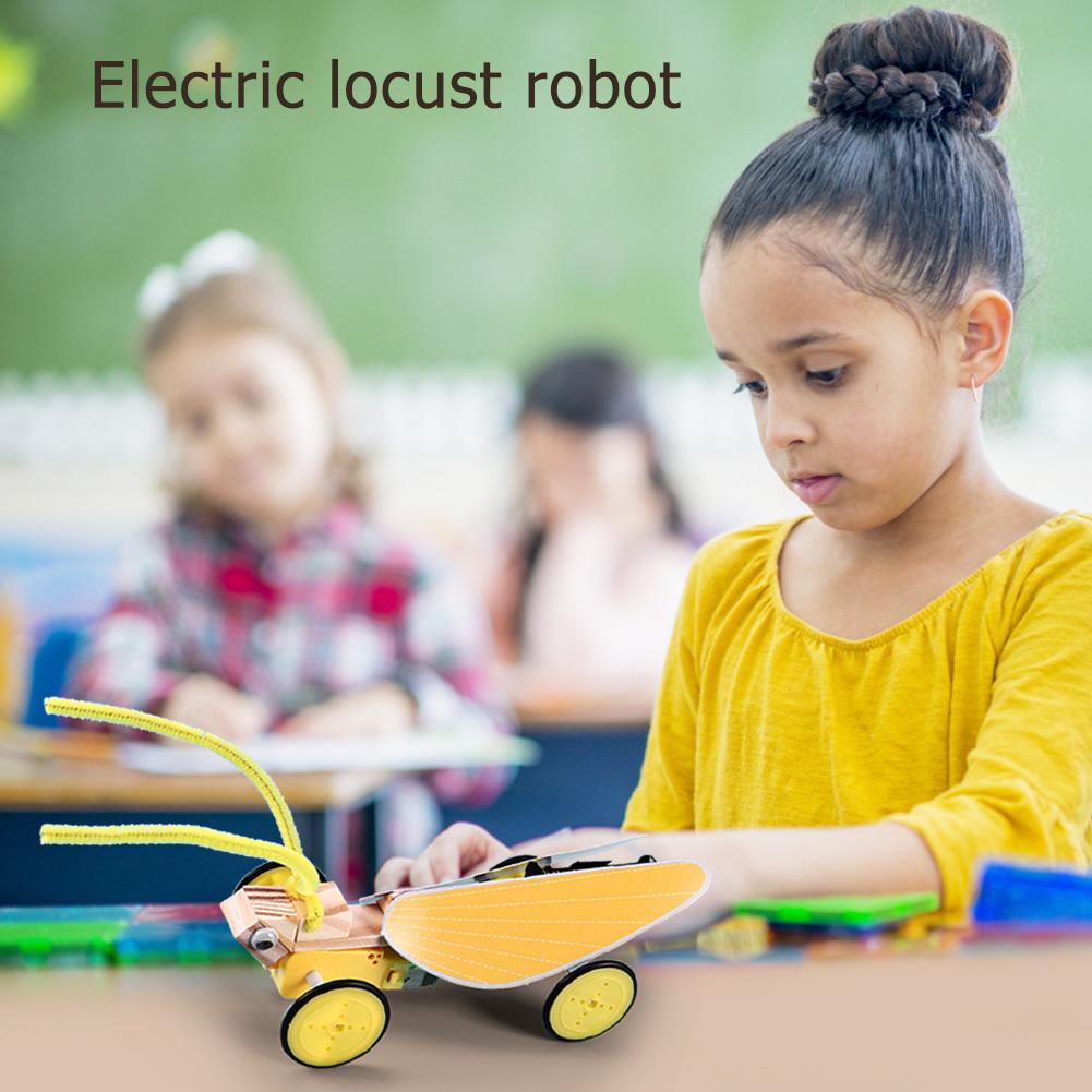 Robot eléctrico langosta, juguete DIY, Robot biónico, Manual para niños, modelo de ciencia, experimento, capacidad de entrenamiento, manos en el cerebro y el interés