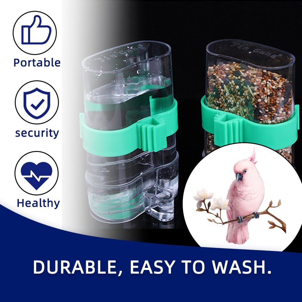 Bird Automatic Water Trap Bird Cage Supplies Bird Cage Accessories Drinking Fountain Parrot Utensils