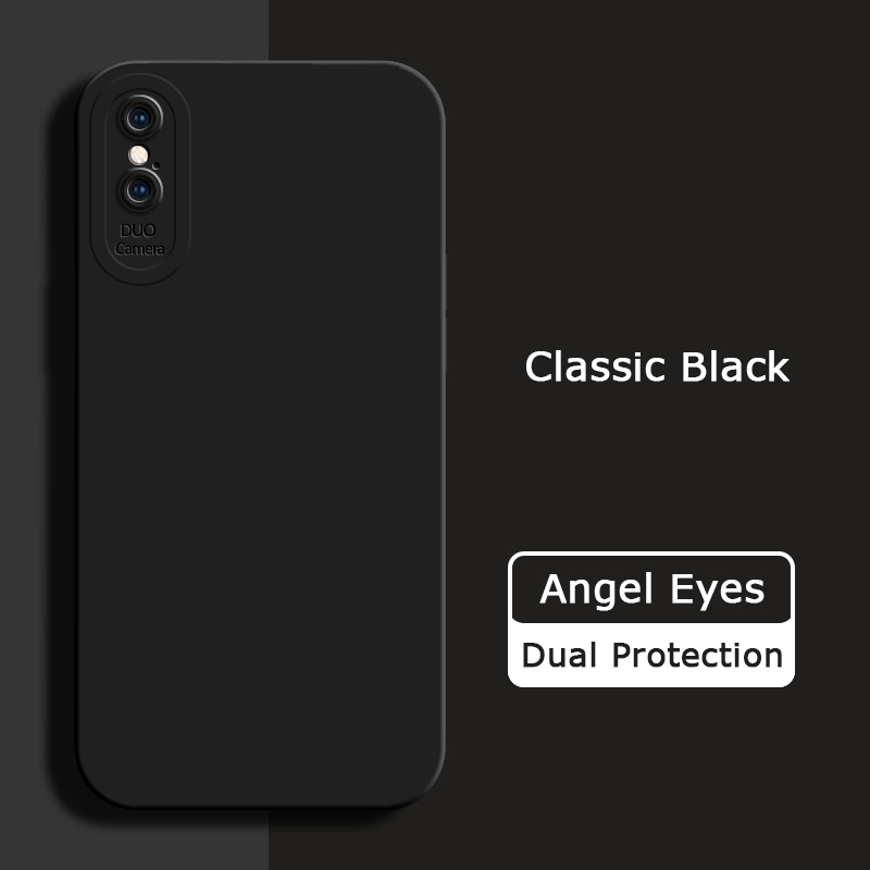 Angel eyes flydende silikone cover til iphone x xr xs max blødt, kameravenligt, stødsikkert telefoncover, iphone xr xs max taske: Bomuldsstof / Guld