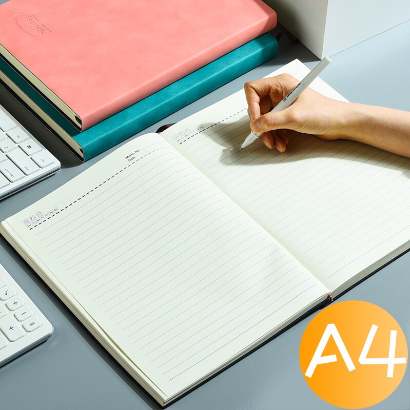 Notesbog  a4 fortykket stor virksomhed super tykt gitter blankt gitter dagbog cuaderno notesbøger og tidsskrifter libretas zeszyt caderno