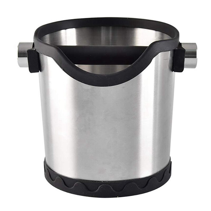 Non-Slip Silicone Base Coffee Grounds Container Drain Container Stainless Steel Filter