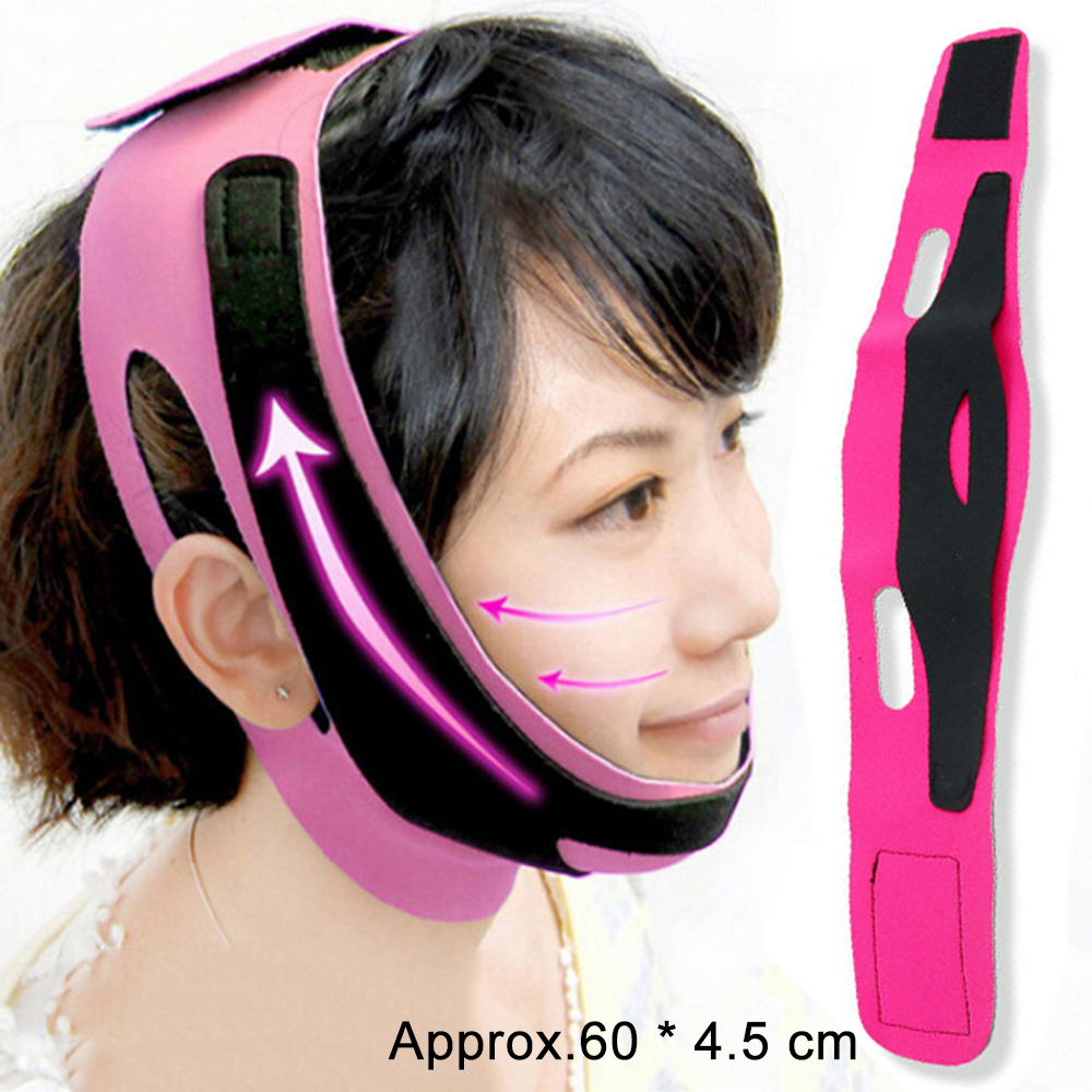 Doppel Kinn Gesicht Verband Schlank Aufzug hoch Anti Falten Maske Gurt Band V Gesicht Linie Gürtel Frauen Abnehmen Dünne Gesichts schönheit Werkzeug