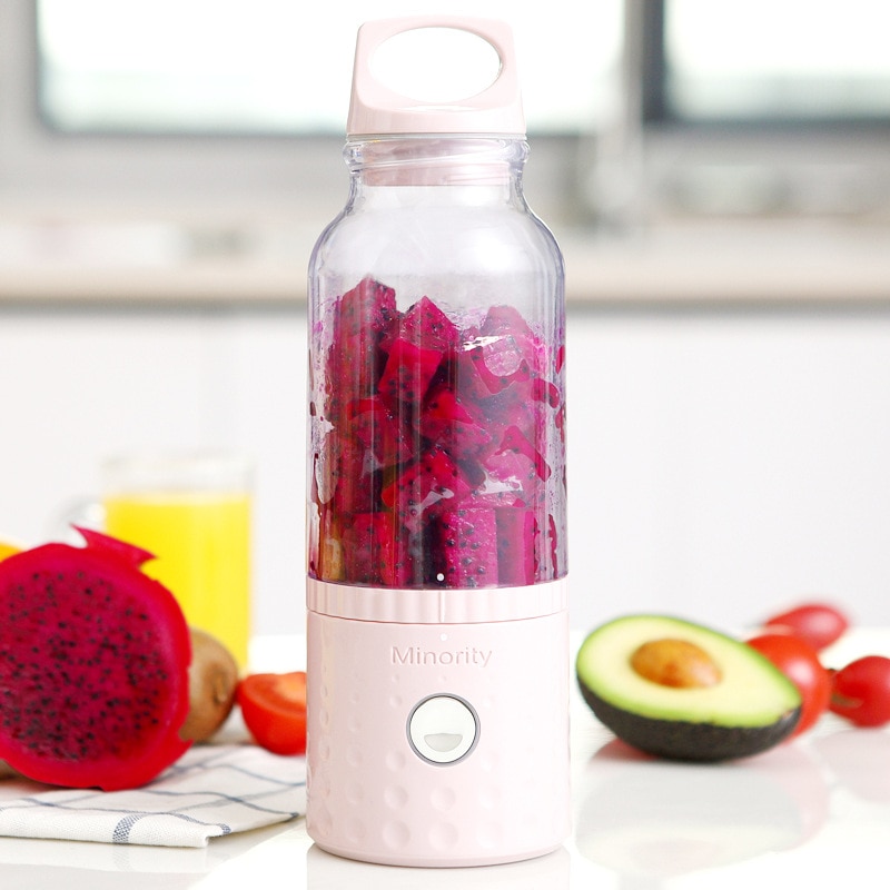 500ML 4000mAh Portable Smoothie Blender Mini USB Mixer Electric Juicer Charging Vitamer Fruit Juicer