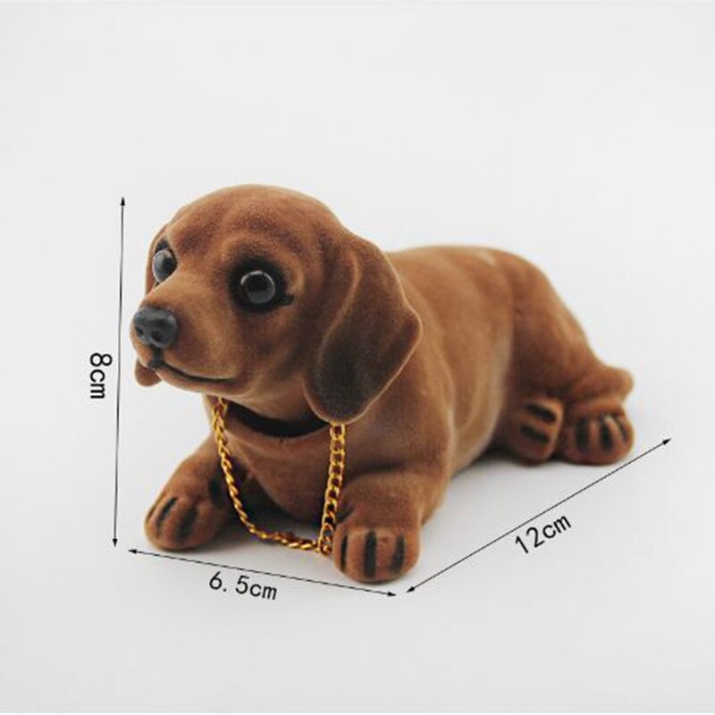 Bobble Head Dog Car Dashboard Doll Auto Shaking Head Toy Ornaments Nodding Dog Car Interior Furnishings Decoration