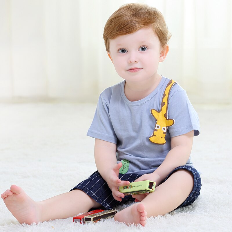 Ciciibear 0-5 Y Babykleertjes Zomer Schattige Baby Meisje Jongen Korte Mouw T-Shirts Animal Gedrukt Tops Tees Shirts casual Blouse
