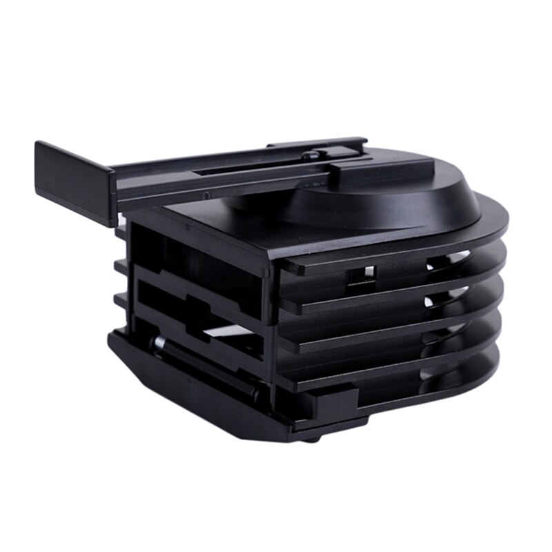 Universele Vouwen Bekerhouder Auto Air-Outlet Bekerhouder Met Ventilator Auto Drank Fles Cup Auto Frame Voor truck Van Drinken: Black