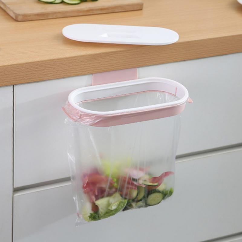 Küche Mülleimer Abfall Mülleimer Tragbare Kunststoff Hängen Müll Tasche Aufhänger Abfall Schrank Tür platzsparende Umweltfreundliche Liefert