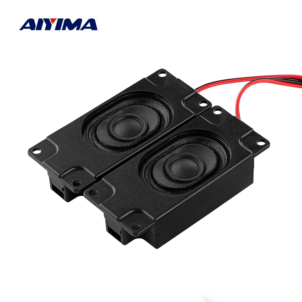 AIYIMA 2 Stuks Audio Draagbare Luidsprekers 3070 Box Speaker 8 Ohm 5W DIY Mini TV Computer Speakers