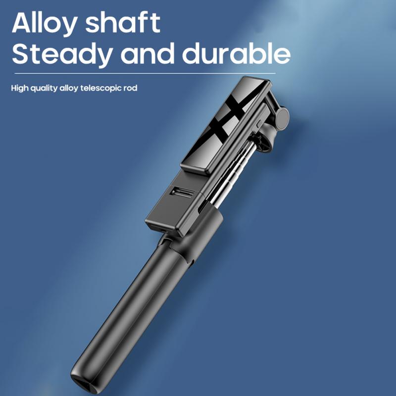 Portable Monopod Bluetooth Selfie Stick Tripod With Ring Light Selfie Beauty Portrait Fill Lighting For Phone Xiaomi Huawei