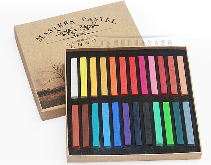 Pintura de tiza de de 24 colores, tiza para el cabello de Color Popular, lápiz de colores de pintura crayón de tinte para el cabello de