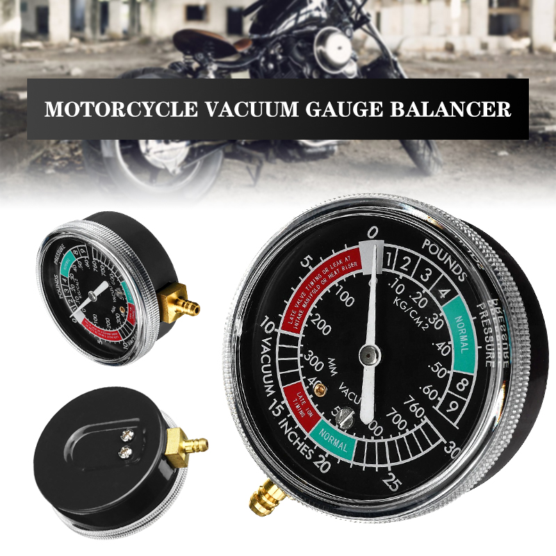 Auto Motorrad Kraftstoff Vakuum Messgerät Vergaser Kohlenhydrate Synchronizer Messgerät Meter Ausgleicher Messgerät Werkzeug Universal-