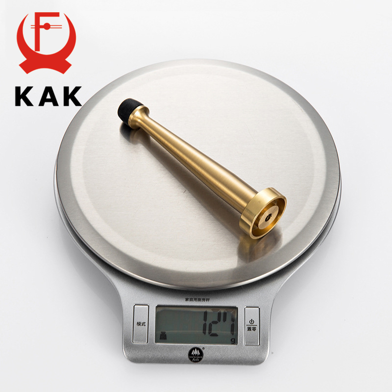 KAK Batente de Porta Batente Da Porta de Bronze Do Banheiro Piso Pesados Montagem Na Parede Pára-Choque Titular magnético Da Porta Porta Prendedor hardware