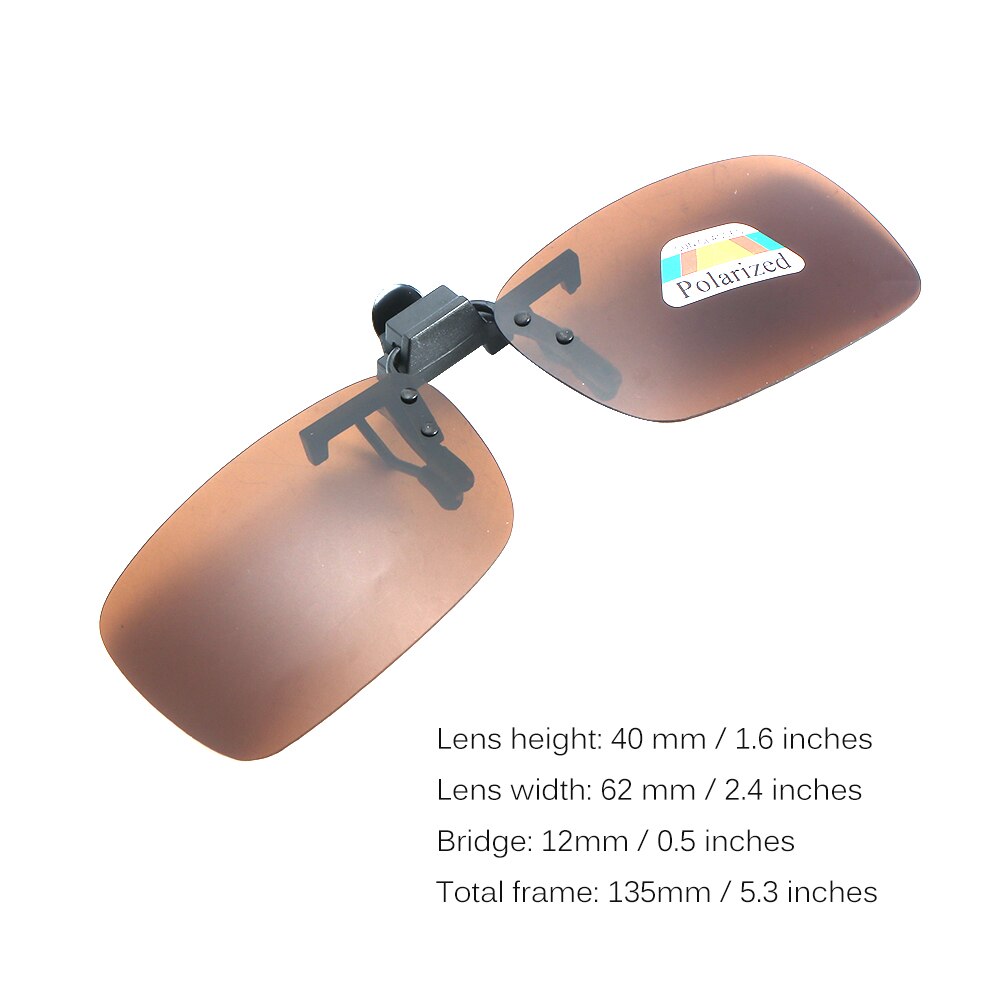 Zonnebril Clip Gepolariseerde Zonnebril Clip Drive Zonnebril Donkerbruin Nachtzicht Bril Hars Lens Rijden Bril