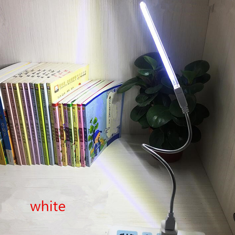 5v x 12w usb led natlampe 24 led'er usb læsebordlampe boglamper