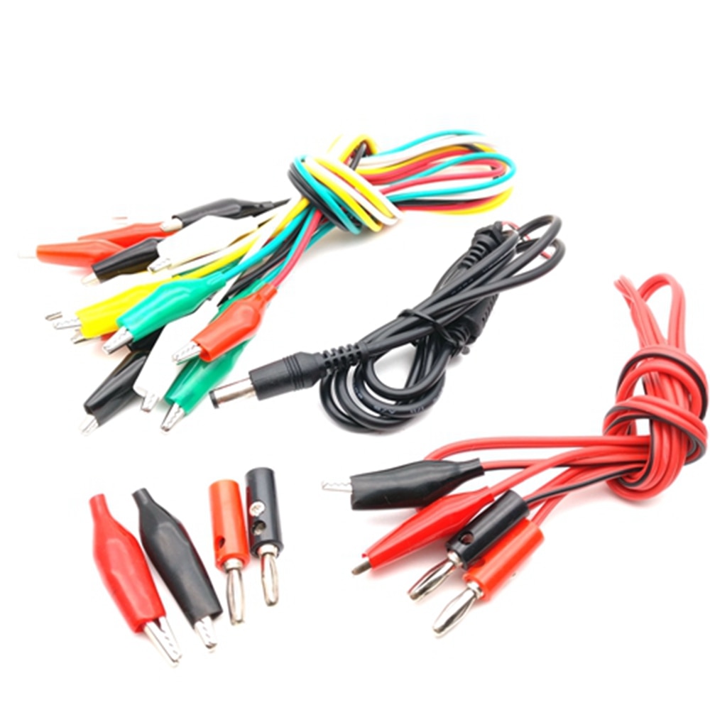 Universal AC DC Jack Charger Connector Plug for Laptop /Notebook AC DC Power Adapter with Cable 1 Set /38pcs