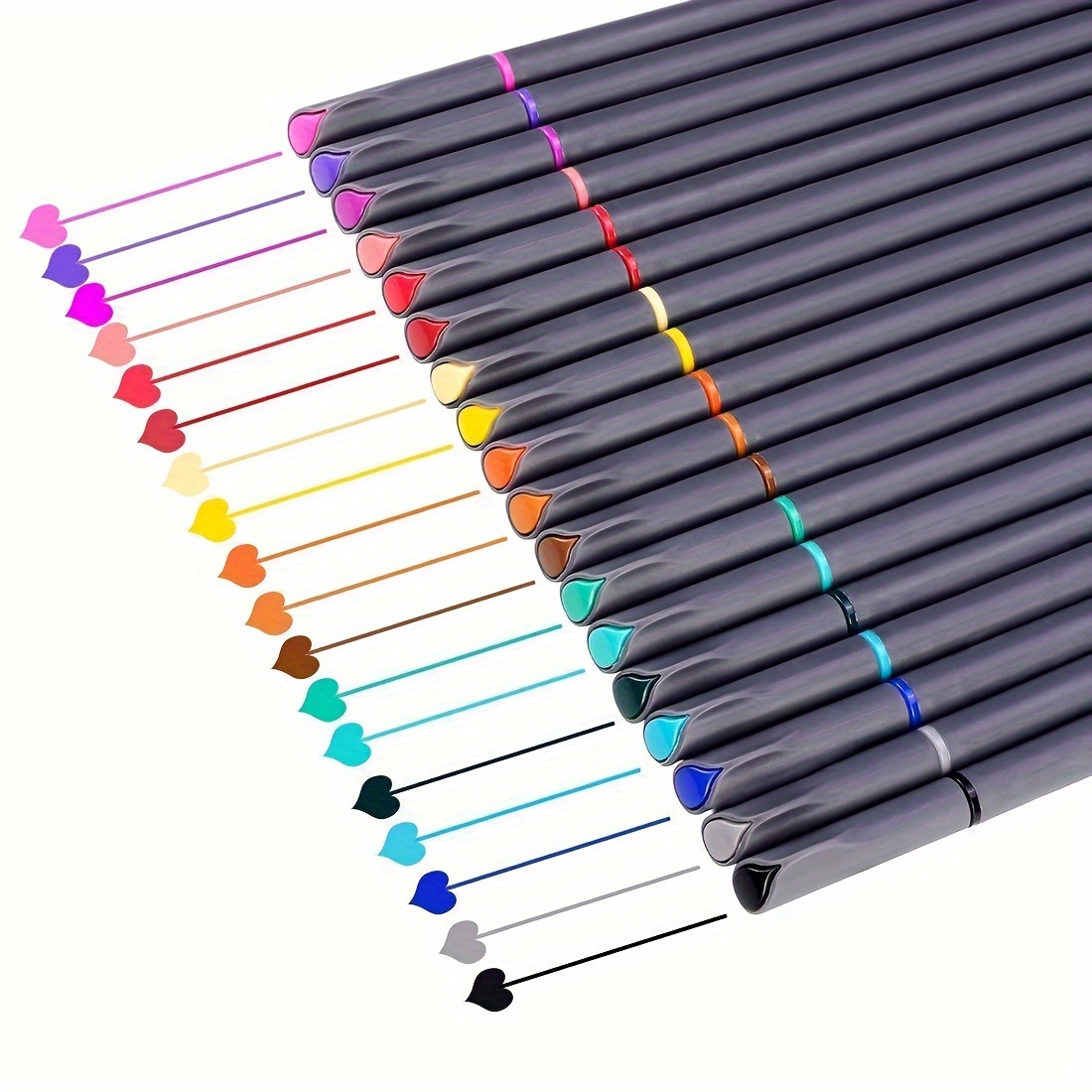 12-100 stücke Bunte Linie Zeichnung Stift Set Micro Spitze Fineliner Stift Zeichnung Malerei Skizze Feine Kunst Marker Büro schule Schreibwaren