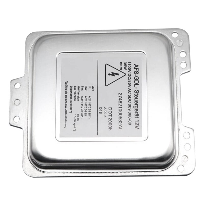 for AFS-GDL Mercedes-Benz E Cl W211 5DC009060-00 HID Xenon Headlight Ballast Control Module & Bulb 4300K D1S/R