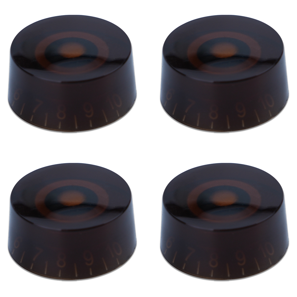 4 stk. guitar volumenknapper top hat knapper hastighed volumen tonepedal kontrolknapper til elektrisk guitar bas 29 farver: Klar