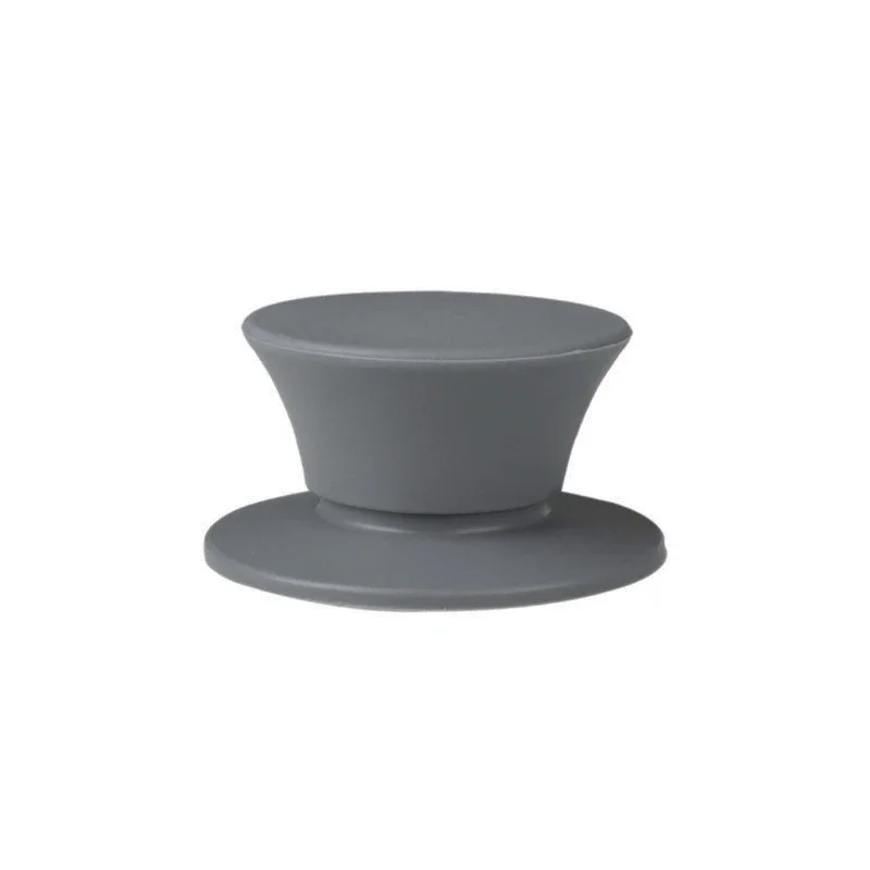 1 stks Siliconen Pot Deksel Knop Handvat Universele Vervanging Keuken Kookgerei Cover Knoppen voor Pan Deksel Keukengerei Accessoires: Licht Geel