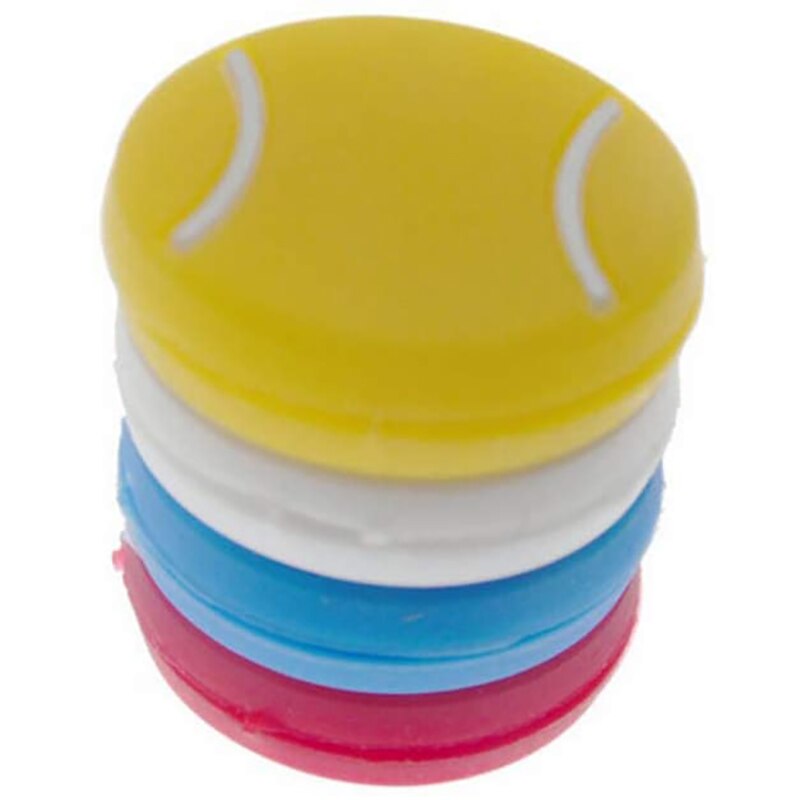 10PCS Tennis Racket Vibration Dampeners Tennis Shape Tennis Racquet Shock Absorbers Tennis Racket Strings Dampers