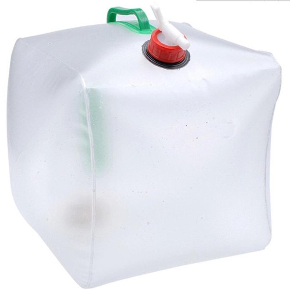 Large Collapsible Water Bag Camping Gear PVC Outdoor Foldable Drinking Water Bag Water Carrier Container for Camp Picnic