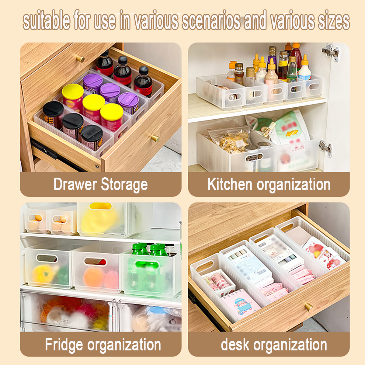 Foldable Storage Box - Pull-Out Plastic Case with ... – Grandado