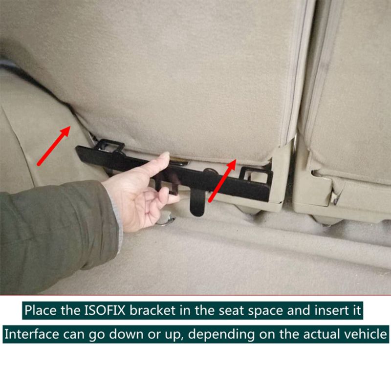 Universal bilbarnstol säkerhetsbälte stålfäste fäste för isofix spärr  u1jf