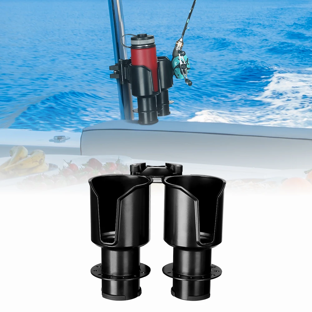 Boat Cup Holder Marine Storage Caddy Box Can Organizer for Kayak Watercraft SeaDoo Jet Ski Pontoon Canoe Mooring Marine Access