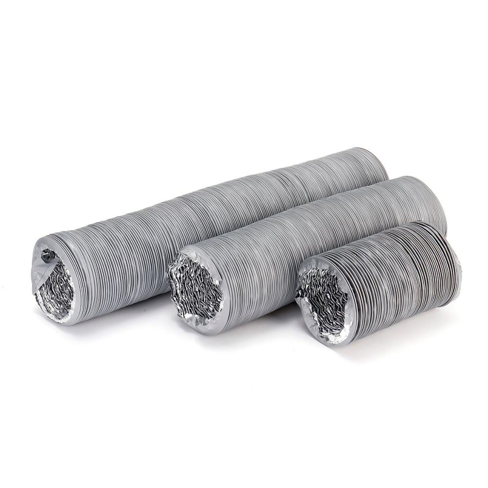 3 ~ 6 tum 3m aluminium flexibelt fläktrör avgasrör för utsugsfläkt luftkonditionering ventilationsslang kanal utlopp hushållsventil