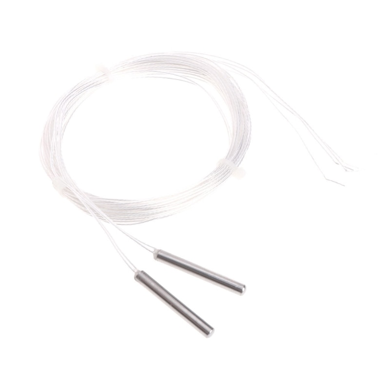 2x 2m PT1000 Probe 4mm*30mm RTD Platinum Resistance Sensor 2 Wires Thermocouple 95AA
